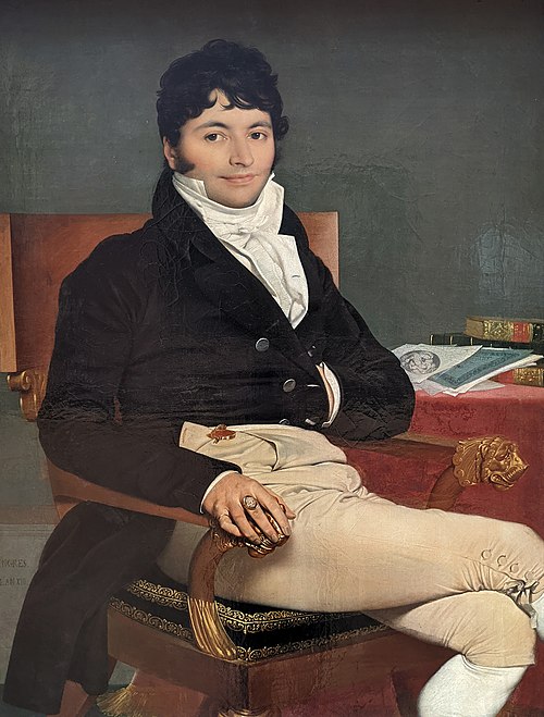 Portrait of Philibert Rivière, 1805, Jean-Auguste-Dominique Ingres