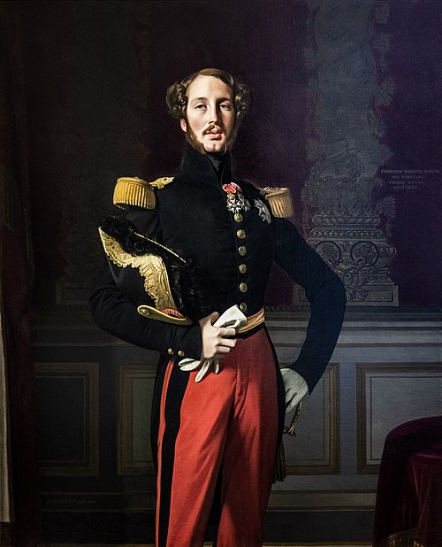 portrait de Ferdinand-Philippe, duc d'Orléans, 1842, Jean-Auguste Dominique Ingres