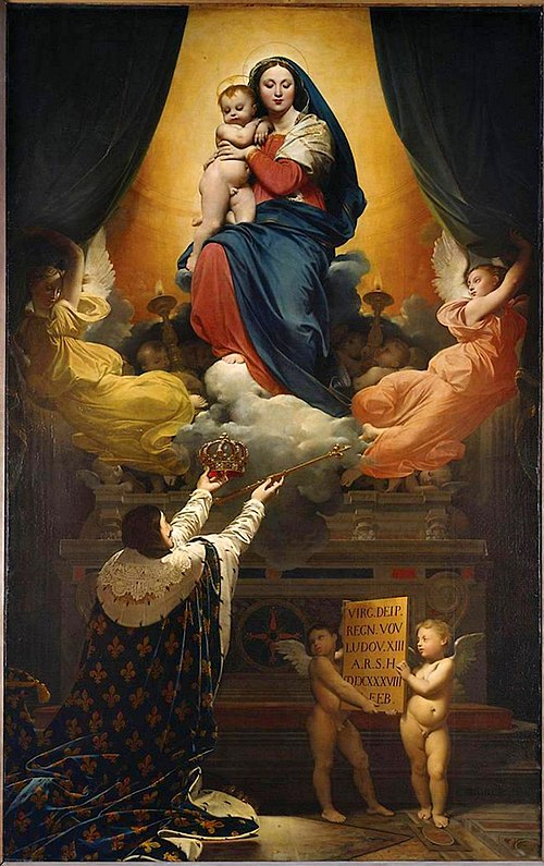 The Vow of Louis XIII, 1824, Jean-Auguste-Dominique Ingres