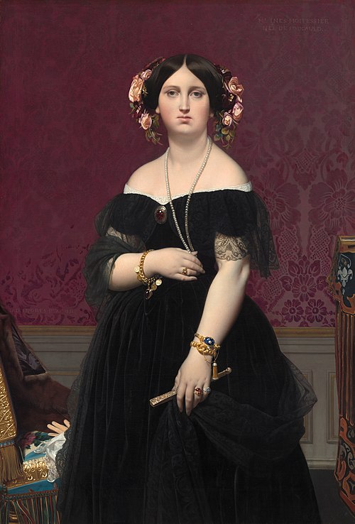Madame Moitessier, 1851, Jean-Auguste Dominique Ingres