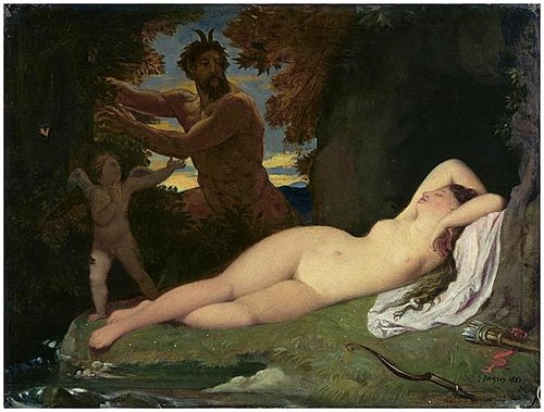 Jupiter and Antiope, 1851, Jean-Auguste-Dominique Ingres