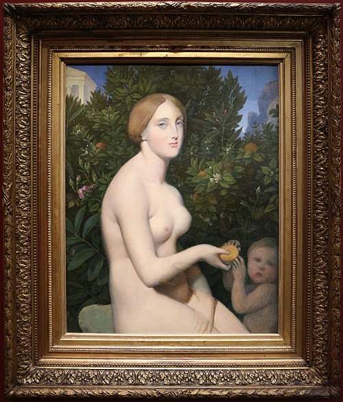 Venus in Paphos, 1852, Jean-Auguste-Dominique Ingres