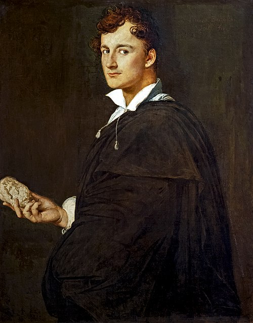 Portrait de Lorenzo Bartolini, 1805, Jean-Auguste Dominique Ingres