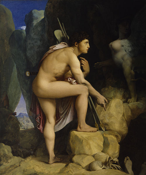Oedipus and the Sphinx, 1808, Jean-Auguste Dominique Ingres