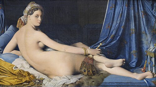 La Grande Odalisque, 1810, Jean-Auguste Dominique Ingres