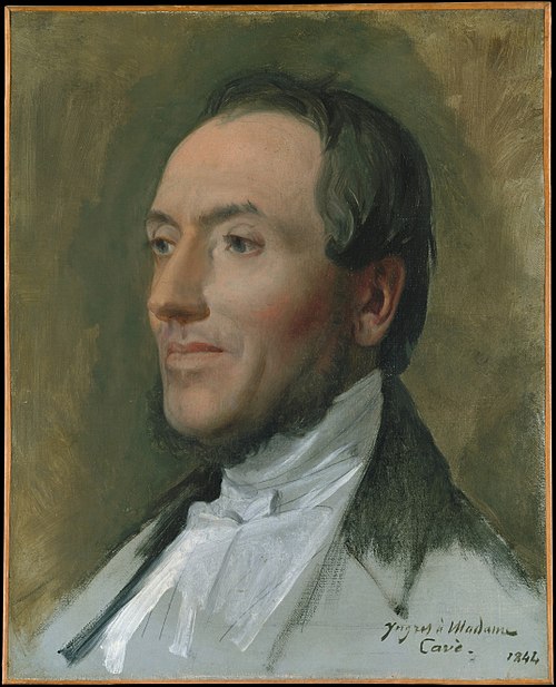 Edmond Cavé, 1844, Jean-Auguste Dominique Ingres
