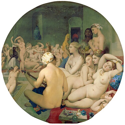The Turkish Bath, 1862, Jean-Auguste-Dominique Ingres
