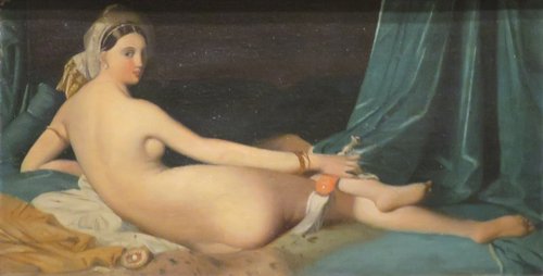 Odalisque, 1830, Jean-Auguste-Dominique Ingres