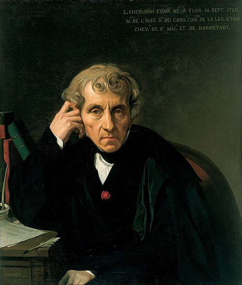 Portrait de Luigi Cherubini, 1841, Jean-Auguste Dominique Ingres