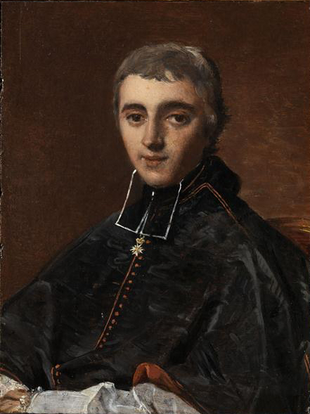 Portrait de l'abbé de Bonald, 1816, Jean-Auguste-Dominique Ingres