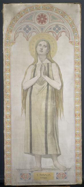 Sainte Rosalie, vierge, 1842, Jean-Auguste-Dominique Ingres