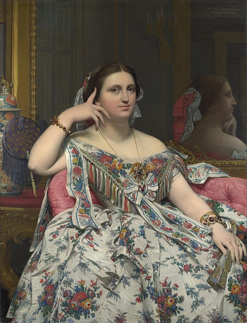 Madame Moitessier, 1856, Jean-Auguste Dominique Ingres