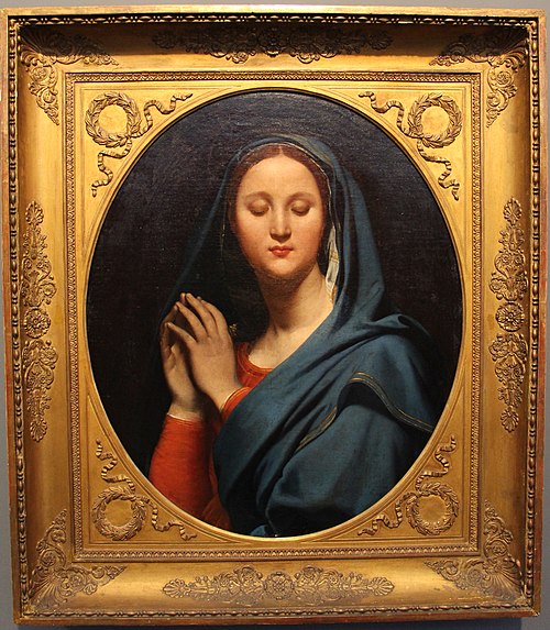 The Virgin of the Blue Veil, 1827, Jean-Auguste Dominique Ingres