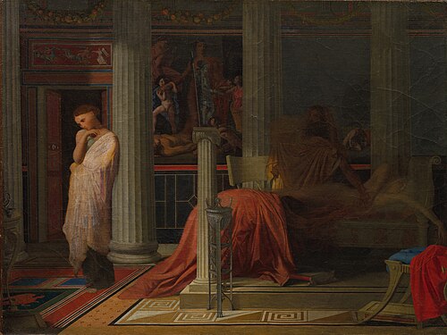 Antiochus et Stratonice, 1838, Jean-Auguste Dominique Ingres