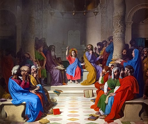 Jésus parmi les docteurs, 1862, Jean-Auguste Dominique Ingres