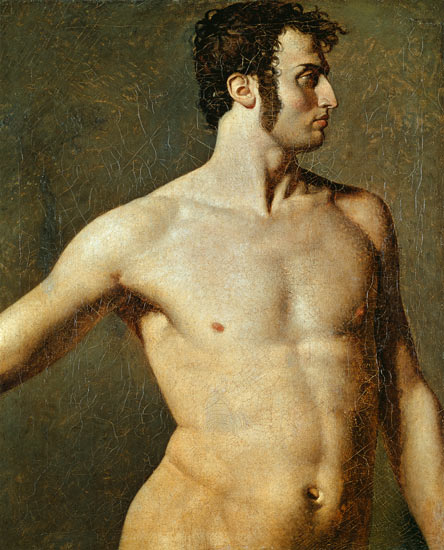 Torse d'homme, 1800, Jean-Auguste Dominique Ingres