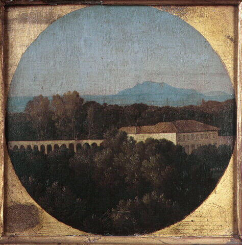 L'Orangerie de la villa Borghese, 1806, Jean-Auguste Dominique Ingres