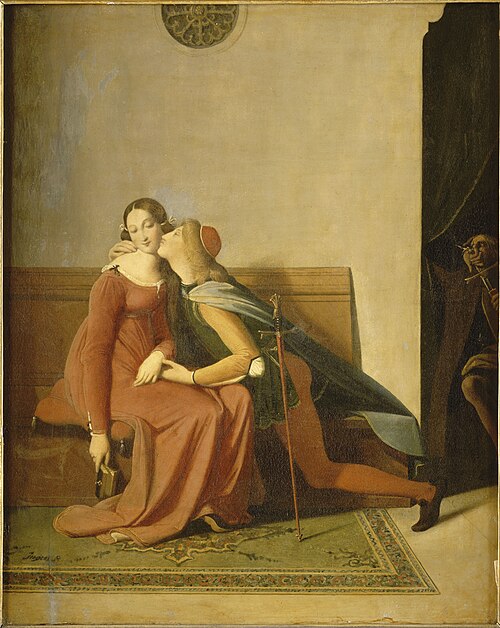 Paolo et Francesca, 1814, Jean-Auguste Dominique Ingres