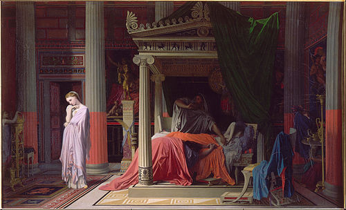La Maladie d'Antiochus, 1840, Jean-Auguste Dominique Ingres