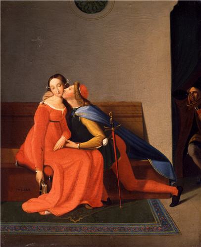 Paolo and Francesca, 1817, Jean-Auguste-Dominique Ingres