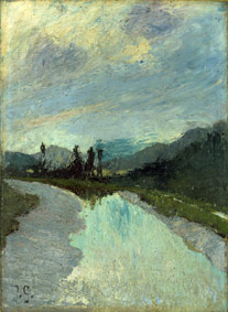 Krajina ob vodi, 1901, Ivan Grohar
