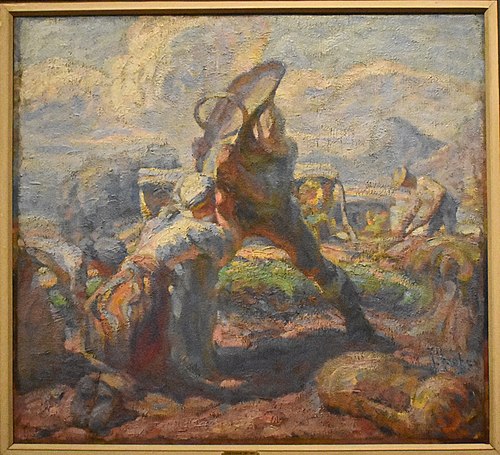 Potato Harvest, 1909, Ivan Grohar