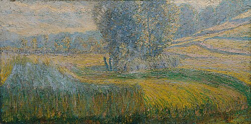The Field of Rafolče, 1900, Ivan Grohar