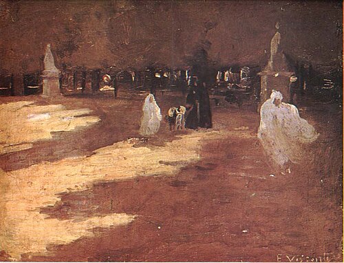 Jardim do Luxemburgo - Estudo para “Maternidade”, 1905, Eliseu Visconti