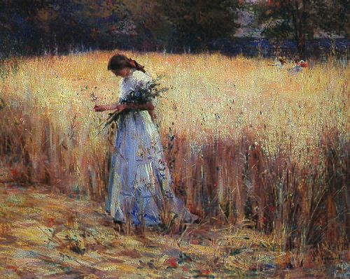 Moça no trigal, 1916, Eliseu Visconti