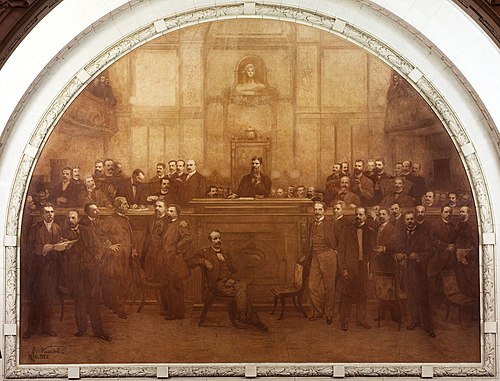 Assinatura da Constituição de 1891, 1926, Eliseu Visconti