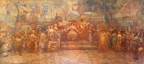 Deveres da Cidade (Painel central do Tríptico), 1923, Eliseu Visconti