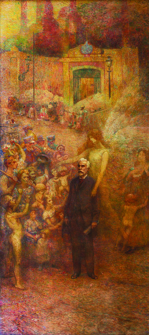 Deveres da Cidade (Painel direito do Tríptico) - Pereira Passos, 1923, Eliseu Visconti