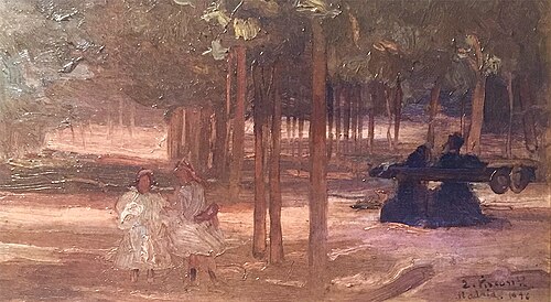 Paisagem em Madrid, 1896, Eliseu Visconti