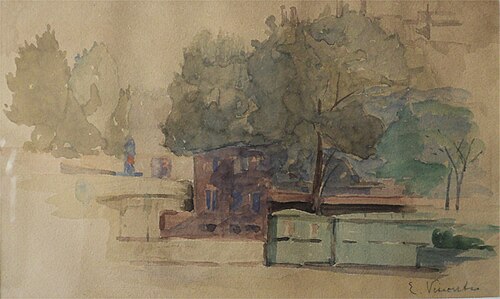 Paisagem em Saint Hubert, 1913, Eliseu Visconti