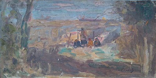 Figuras na cerca, 1914, Eliseu Visconti