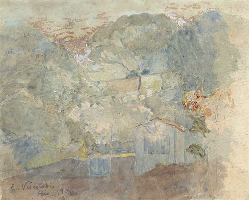 Paisagem no Andaraí, 1904, Eliseu Visconti