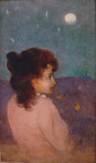 Retrato de moça de perfil, 1899, Eliseu Visconti