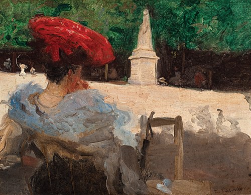 Jardim do Luxemburgo, 1905, Eliseu Visconti
