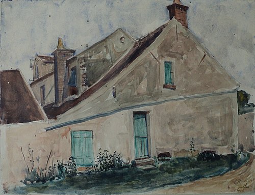 Telhados de Saint Hubert, 1913, Eliseu Visconti