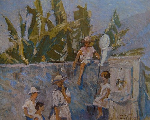Bica - Estudo para “Garotos da Ladeira”, 1928, Eliseu Visconti