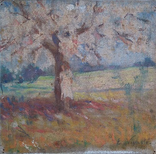 Menina na árvore, 1918, Eliseu Visconti