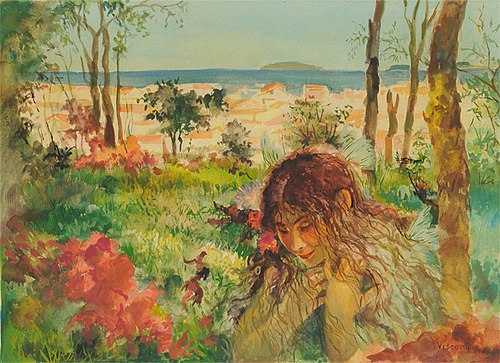 A crisálida - Estudo, 1910, Eliseu Visconti