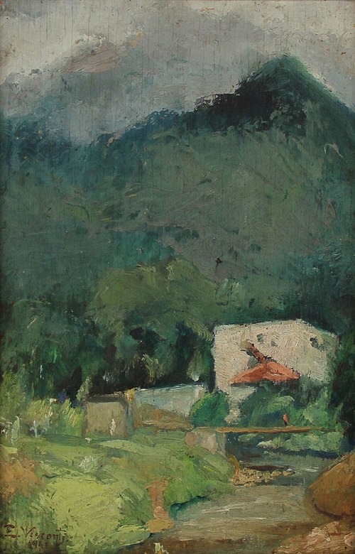 Paisagem com riacho, 1941, Eliseu Visconti