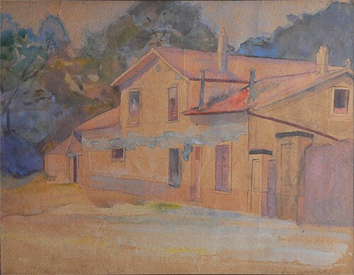 A Casa de Saint Hubert, 1914, Eliseu Visconti