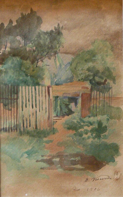 Chácara de meu irmão - Andaraí, 1906, Eliseu Visconti