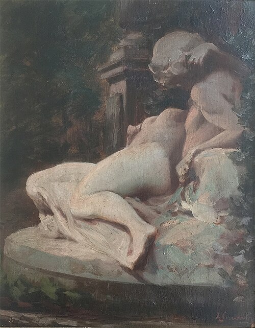 Fonte de Médicis - Jardim do Luxemburgo, 1895, Eliseu Visconti