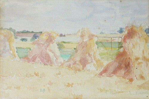 Feno em Saint Hubert, 1916, Eliseu Visconti