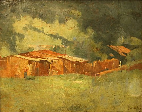 Casas de favela, 1924, Eliseu Visconti