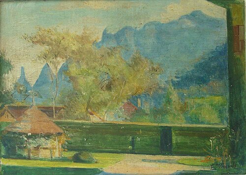 Vista de um Jardim, 1940, Eliseu Visconti