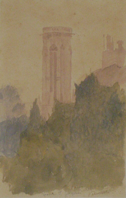 Tour Saint Jacques, 1904, Eliseu Visconti
